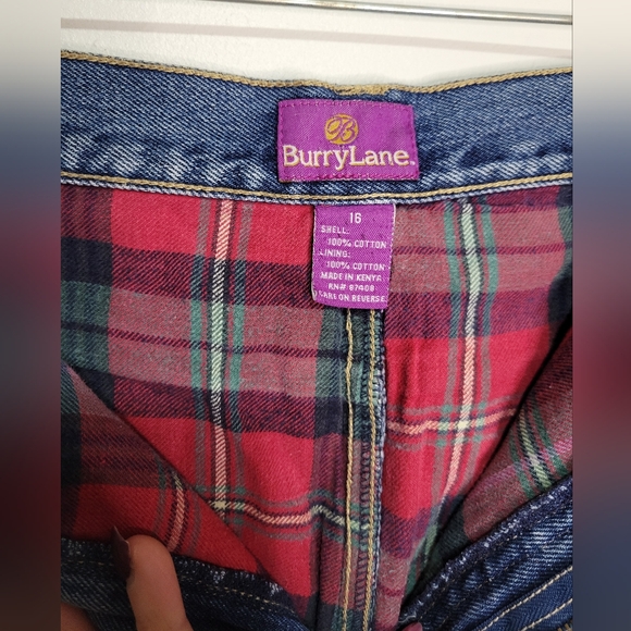 BurryLane Denim - Burry Lane Vintage Flannel Lined Jeans Size 16